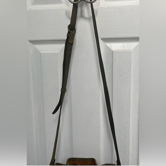 PATRICIA NASH Fringe Suede Bucket Bag - Olive Green - Picture 4 of 11